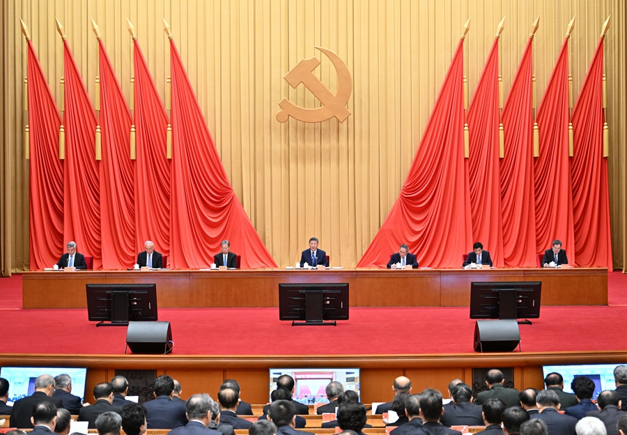 ??1月6日，中共中央總書記、國家主席、中央軍委主席習近平在中國共產黨第二十屆中央紀律檢查委員會第四次全體會議上發(fā)表重要講話。李強、趙樂際、王滬寧、蔡奇、丁薛祥、李希出席會議。